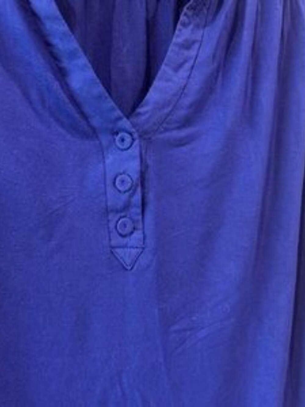Blue Women's Blouse - Picture 3 of 3